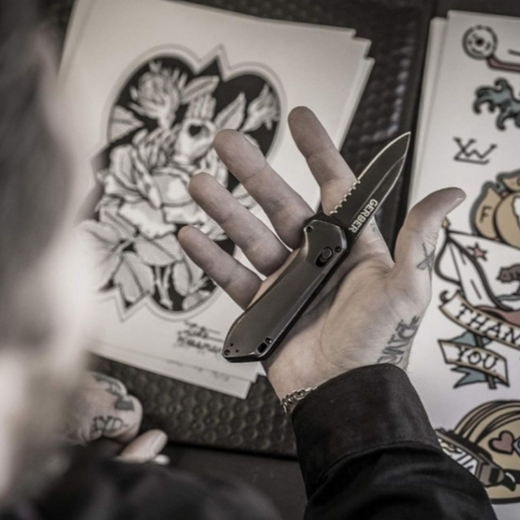 Gerber Gear Highbrow Compact, serrated spring assisted EDC. - Picture 4 of 8